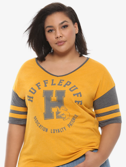 plus size hufflepuff shirt